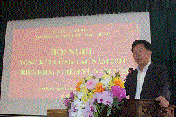 TRƯỜNG CHÍNH TRỊ TRƯỜNG CHINH TỔ CHỨC HỘI NGHỊ TỔNG KẾT CÔNG TÁC NĂM 2024, TRIỂN KHAI NHIỆM VỤ NĂM 2025