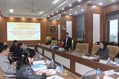 NGHIỆM THU ĐỀ TÀI KHOA HỌC CẤP TỈNH “GIẢI PHÁP NÂNG CAO CHẤT LƯỢNG GIẢNG DẠY LÝ LUẬN CHÍNH TRỊ GẮN VỚI BẢO VỆ NỀN TẢNG TƯ TƯỞNG CỦA ĐẢNG, ĐẤU TRANH PHẢN BÁC CÁC QUAN ĐIỂM SAI TRÁI, THÙ ĐỊCH TRONG TÌNH MỚI Ở TỈNH NAM ĐỊNH HIỆN NAY”.